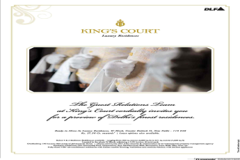 Book ready to move-in luxury residences starting from Rs. 27.50 cr. onwards at DLF Kings Court in New Delhi